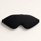 Northdusk blackout sleep mask in black, front view