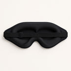 Back of the mask showing the contoured eye cups and adjustable strap